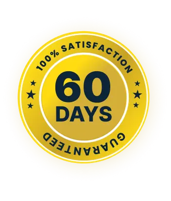 60-day satisfaction guarantee