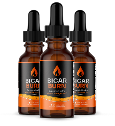 3 Bicar Burn bottles