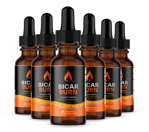 6 Bicar Burn bottles